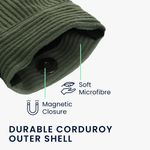Laptop, Telefoane si Tablete - Telefoane mobile si accesorii - Accesorii Telefoane - Huse telefoane - Husa tip holster Kwmobile, inchidere magnetica, microfibra, verde - Infinity.ro
