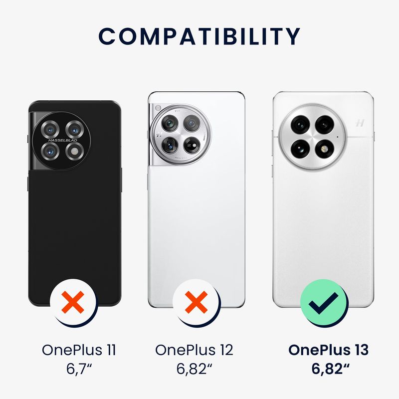Laptop, Telefoane si Tablete - Telefoane mobile si accesorii - Accesorii Telefoane - Huse telefoane - Husa tip bumper Kwmobile pentru OnePlus 13, anti-alunecare, protectie la socuri, lemn, TPU, maro - Infinity.ro