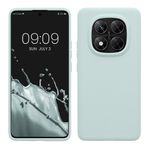 Laptop, Telefoane si Tablete - Telefoane mobile si accesorii - Accesorii Telefoane - Huse telefoane - Husa Kwmobile pentru Xiaomi Redmi Note 14 Pro 5G/Redmi Note 14 Pro Plus 5G/Poco X7, incarcare wireless, silicon, menta - Infinity.ro