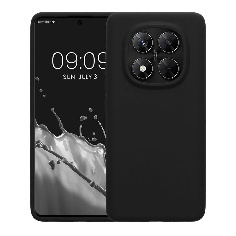 Laptop, Telefoane si Tablete - Telefoane mobile si accesorii - Accesorii Telefoane - Huse telefoane - Husa Kwmobile pentru Xiaomi Redmi Note 14 Pro 5G/Redmi Note 14 Pro Plus 5G/Poco X7, antiderapanta, silicon, negru - Infinity.ro