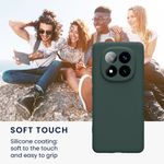 Laptop, Telefoane si Tablete - Telefoane mobile si accesorii - Accesorii Telefoane - Huse telefoane - Husa Kwmobile pentru Xiaomi Redmi Note 14 Pro+ 5G/Redmi Note 14 Pro Plus 5G, protectie la zgarieturi, silicon, verde - Infinity.ro