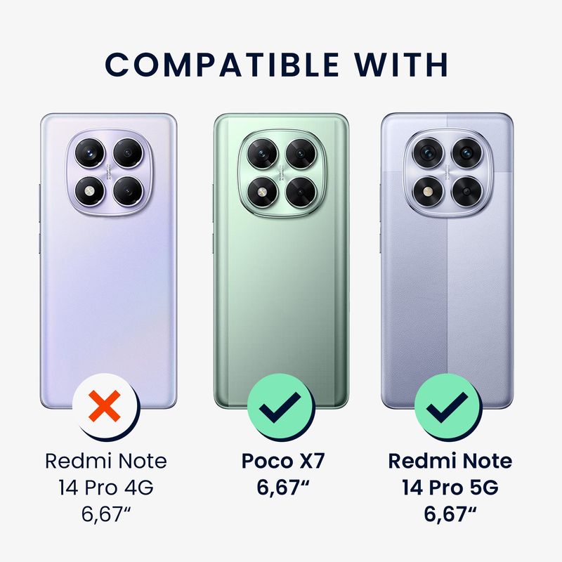 Laptop, Telefoane si Tablete - Telefoane mobile si accesorii - Accesorii Telefoane - Huse telefoane - Husa tip bumper Kwmobile pentru Xiaomi Redmi Note 14 Pro 5G/Poco X7, anti-alunecare, lemn, TPU, maro vintage - Infinity.ro