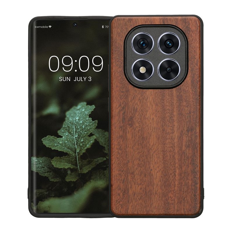 Laptop, Telefoane si Tablete - Telefoane mobile si accesorii - Accesorii Telefoane - Huse telefoane - Husa tip bumper Kwmobile pentru Xiaomi Redmi Note 14 Pro 5G/Poco X7, anti-alunecare, lemn, TPU, maro vintage - Infinity.ro