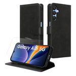 Laptop, Telefoane si Tablete - Telefoane mobile si accesorii - Accesorii Telefoane - Huse telefoane - Husa tip portofel Kwmobile pentru Samsung Galaxy A15 5G, inchidere magnetica, piele ecologica, negru - Infinity.ro