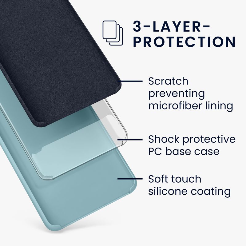 Laptop, Telefoane si Tablete - Telefoane mobile si accesorii - Accesorii Telefoane - Huse telefoane - Husa Kwmobile pentru Samsung Galaxy S21 Fan Edition/S21 Fan Edition 5G, incarcare wireless, silicon, bej - Infinity.ro