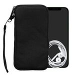 Laptop, Telefoane si Tablete - Telefoane mobile si accesorii - Accesorii Telefoane - Huse telefoane - Husa tip holster Kwmobile, protectie la zgarieturi, panza, microfibra, negru - Infinity.ro