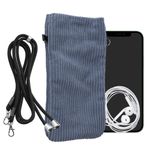 Laptop, Telefoane si Tablete - Telefoane mobile si accesorii - Accesorii Telefoane - Huse telefoane - Husa Kwmobile, inchidere magnetica, textil, nailon, albastru vintage - Infinity.ro