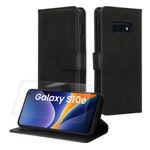 Laptop, Telefoane si Tablete - Telefoane mobile si accesorii - Accesorii Telefoane - Huse telefoane - Husa tip portofel Kwmobile pentru Samsung Galaxy S10e, inchidere magnetica, piele ecologica, negru - Infinity.ro