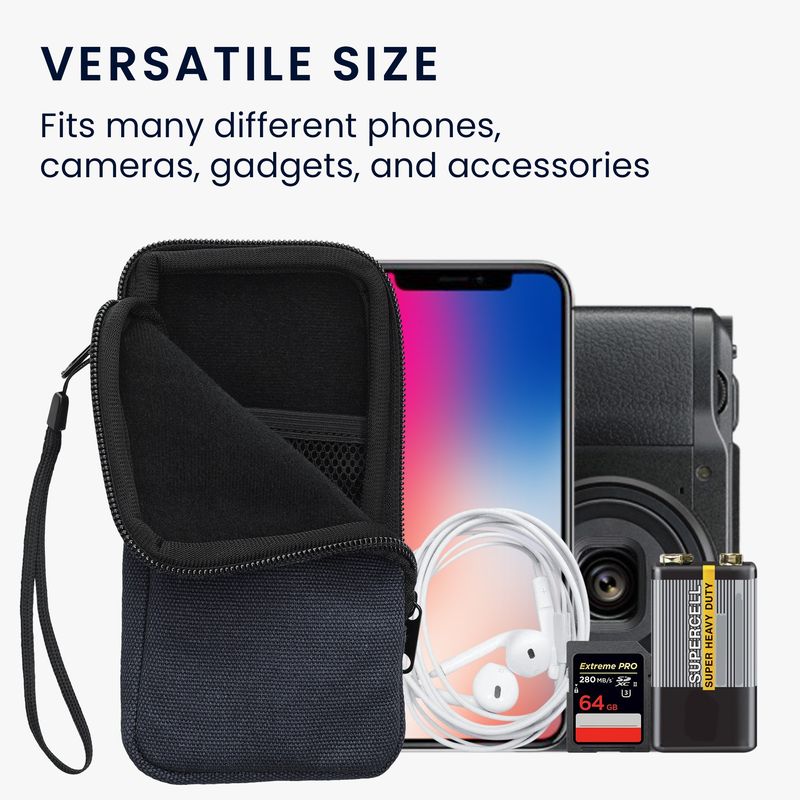 Laptop, Telefoane si Tablete - Telefoane mobile si accesorii - Accesorii Telefoane - Huse telefoane - Husa tip holster Kwmobile, protectie la praf, panza, microfibra, albastru - Infinity.ro