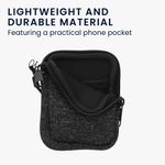 Laptop, Telefoane si Tablete - Telefoane mobile si accesorii - Accesorii Telefoane - Huse telefoane - Husa tip holster Kwmobile, inchidere cu fermoar, neopren, antracit - Infinity.ro
