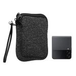 Laptop, Telefoane si Tablete - Telefoane mobile si accesorii - Accesorii Telefoane - Huse telefoane - Husa tip holster Kwmobile, inchidere cu fermoar, neopren, antracit - Infinity.ro
