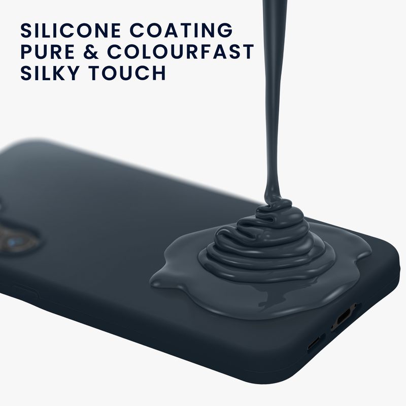 Laptop, Telefoane si Tablete - Telefoane mobile si accesorii - Accesorii Telefoane - Huse telefoane - Husa Kwmobile pentru Samsung Galaxy S24 FE, incarcare wireless, silicon, ardezie - Infinity.ro