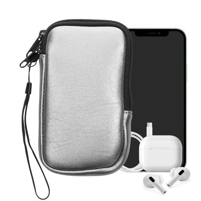 Laptop, Telefoane si Tablete - Telefoane mobile si accesorii - Accesorii Telefoane - Huse telefoane - Husa tip holster Kwmobile, anti-alunecare, protectie la zgarieturi, neopren, gri - Infinity.ro