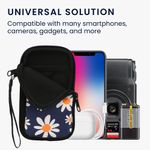 Laptop, Telefoane si Tablete - Telefoane mobile si accesorii - Accesorii Telefoane - Huse telefoane - Husa universala Kwmobile, protectie la socuri, protectie la zgarieturi, neopren, albastru, alb - Infinity.ro