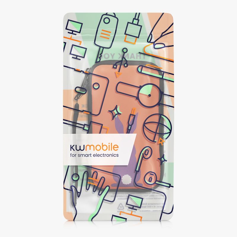 Laptop, Telefoane si Tablete - Telefoane mobile si accesorii - Accesorii Telefoane - Huse telefoane - Husa Kwmobile, protectie la socuri, protectie la zgarieturi, rezistenta la apa, neopren, mov, roz - Infinity.ro