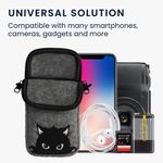 Laptop, Telefoane si Tablete - Telefoane mobile si accesorii - Accesorii Telefoane - Huse telefoane - Husa Kwmobile, protectie la zgarieturi, protectie la praf, fetru, gri, negru - Infinity.ro