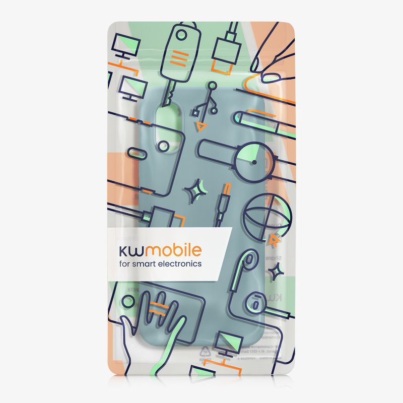 Laptop, Telefoane si Tablete - Telefoane mobile si accesorii - Accesorii Telefoane - Huse telefoane - Husa Kwmobile pentru Samsung Galaxy Xcover7, incarcare wireless, silicon, albastru - Infinity.ro