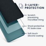 Laptop, Telefoane si Tablete - Telefoane mobile si accesorii - Accesorii Telefoane - Huse telefoane - Husa Kwmobile pentru Samsung Galaxy Xcover7, incarcare wireless, silicon, albastru - Infinity.ro