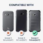 Laptop, Telefoane si Tablete - Telefoane mobile si accesorii - Accesorii Telefoane - Huse telefoane - Husa tip portofel Kwmobile pentru Samsung Galaxy Xcover 3, inchidere magnetica, buzunar card, piele ecologica, negru - Infinity.ro