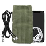 Laptop, Telefoane si Tablete - Telefoane mobile si accesorii - Accesorii Telefoane - Huse telefoane - Husa Kwmobile, inchidere magnetica, protectie la praf, textil, nailon, verde - Infinity.ro
