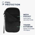 Laptop, Telefoane si Tablete - Telefoane mobile si accesorii - Accesorii Telefoane - Huse telefoane - Husa universala tip holster Kwmobile, anti-alunecare, protectie la zgarieturi, neopren, gri, alb - Infinity.ro