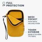 Laptop, Telefoane si Tablete - Telefoane mobile si accesorii - Accesorii Telefoane - Huse telefoane - Husa tip holster Kwmobile, protectie la zgarieturi, neopren, galben - Infinity.ro