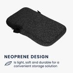 Laptop, Telefoane si Tablete - Telefoane mobile si accesorii - Accesorii Telefoane - Huse telefoane - Husa Kwmobile, protectie la zgarieturi, protectie la praf, neopren, gri, alb - Infinity.ro