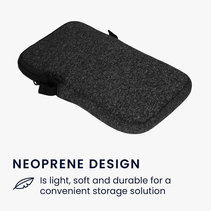 Laptop, Telefoane si Tablete - Telefoane mobile si accesorii - Accesorii Telefoane - Huse telefoane - Husa Kwmobile, protectie la zgarieturi, protectie la praf, neopren, gri, alb - Infinity.ro