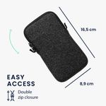 Laptop, Telefoane si Tablete - Telefoane mobile si accesorii - Accesorii Telefoane - Huse telefoane - Husa Kwmobile, protectie la zgarieturi, protectie la praf, neopren, gri, alb - Infinity.ro