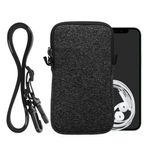 Laptop, Telefoane si Tablete - Telefoane mobile si accesorii - Accesorii Telefoane - Huse telefoane - Husa Kwmobile, protectie la zgarieturi, protectie la praf, neopren, gri, alb - Infinity.ro