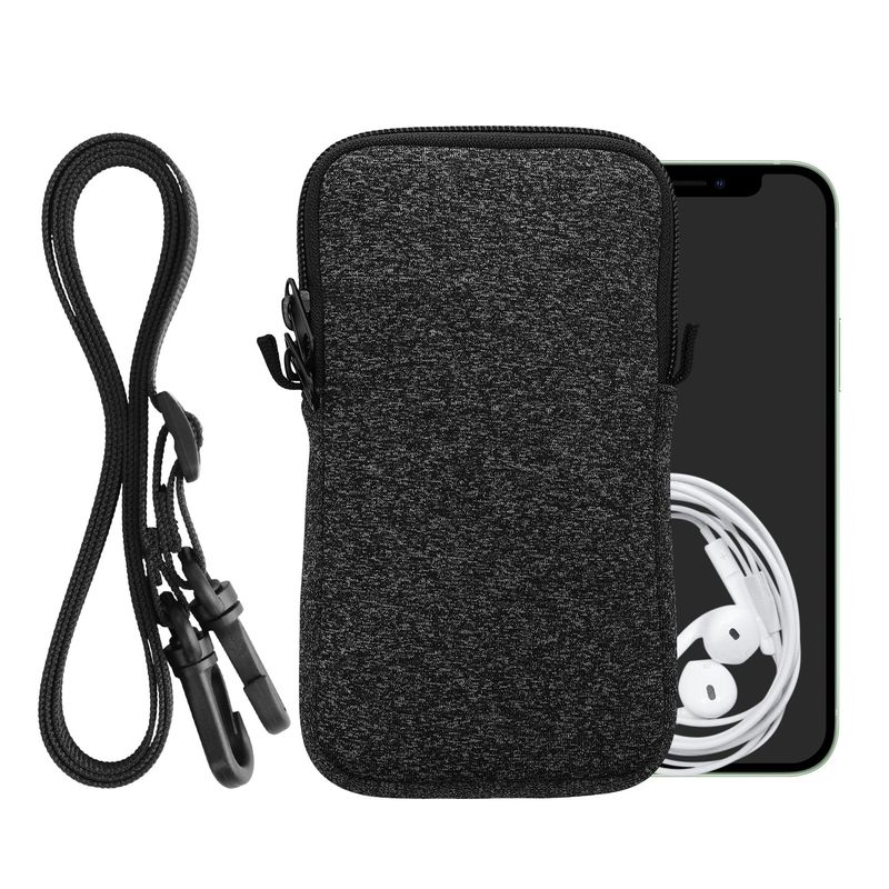 Laptop, Telefoane si Tablete - Telefoane mobile si accesorii - Accesorii Telefoane - Huse telefoane - Husa Kwmobile, protectie la zgarieturi, protectie la praf, neopren, gri, alb - Infinity.ro
