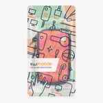 Laptop, Telefoane si Tablete - Telefoane mobile si accesorii - Accesorii Telefoane - Huse telefoane - Husa universala Kwmobile, protectie la socuri, protectie la zgarieturi, neopren, roz, portocaliu - Infinity.ro
