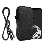 Laptop, Telefoane si Tablete - Telefoane mobile si accesorii - Accesorii Telefoane - Huse telefoane - Husa Kwmobile, protectie la zgarieturi, protectie la praf, neopren, gri, alb - Infinity.ro