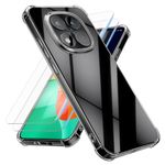 Laptop, Telefoane si Tablete - Telefoane mobile si accesorii - Accesorii Telefoane - Huse telefoane - Husa Kwmobile pentru Xiaomi Redmi Note 15 Pro 5G, protectie la socuri, TPU, sticla temperata, transparent - Infinity.ro