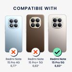 Laptop, Telefoane si Tablete - Telefoane mobile si accesorii - Accesorii Telefoane - Huse telefoane - Husa Kwmobile pentru Xiaomi Redmi Note 15 Pro 5G, protectie la socuri, TPU, sticla temperata, transparent - Infinity.ro