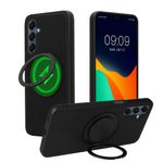 Laptop, Telefoane si Tablete - Telefoane mobile si accesorii - Accesorii Telefoane - Huse telefoane - Husa Kwmobile pentru Samsung Galaxy A16 5G, compatibilitate MagSafe, anti-alunecare, plastic, piele ecologica, negru - Infinity.ro