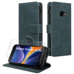 Laptop, Telefoane si Tablete - Telefoane mobile si accesorii - Accesorii Telefoane - Huse telefoane - Husa Kwmobile pentru Samsung Galaxy Xcover 4/4S, inchidere magnetica, buzunar card, piele ecologica, albastru - Infinity.ro