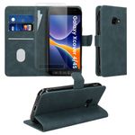 Laptop, Telefoane si Tablete - Telefoane mobile si accesorii - Accesorii Telefoane - Huse telefoane - Husa Kwmobile pentru Samsung Galaxy Xcover 4/4S, inchidere magnetica, buzunar card, piele ecologica, albastru - Infinity.ro