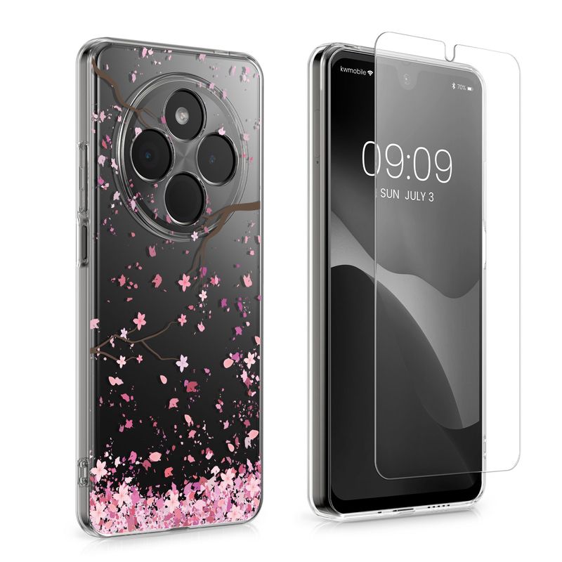 Laptop, Telefoane si Tablete - Telefoane mobile si accesorii - Accesorii Telefoane - Huse telefoane - Husa Kwmobile pentru Xiaomi Redmi 14C/Poco C75, protectie la zgarieturi, TPU, sticla temperata, multicolor - Infinity.ro