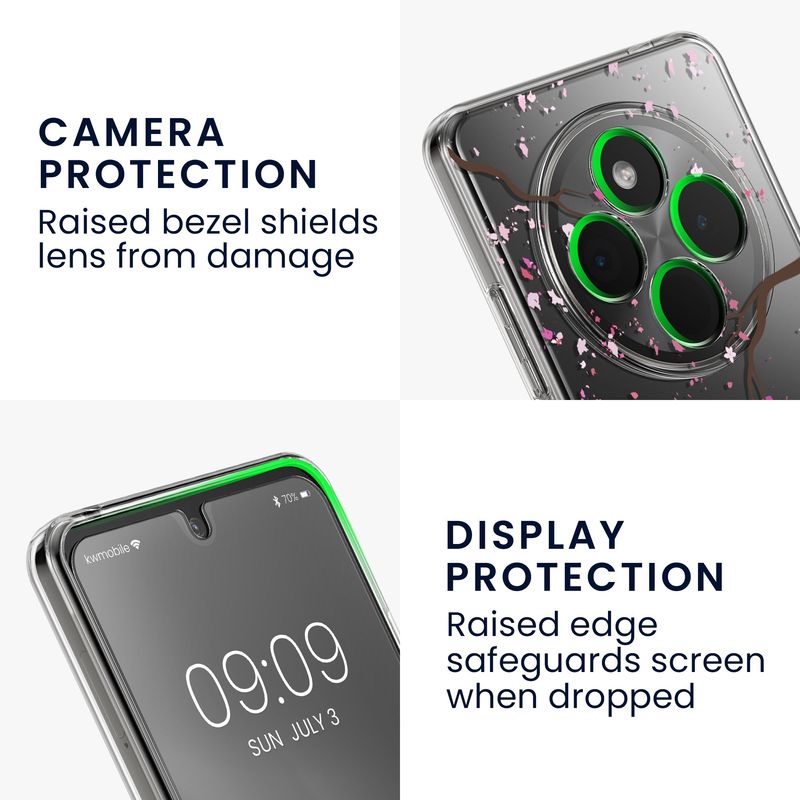 Laptop, Telefoane si Tablete - Telefoane mobile si accesorii - Accesorii Telefoane - Huse telefoane - Husa Kwmobile pentru Xiaomi Redmi 14C/Poco C75, protectie la zgarieturi, TPU, sticla temperata, multicolor - Infinity.ro