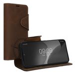 Laptop, Telefoane si Tablete - Telefoane mobile si accesorii - Accesorii Telefoane - Huse telefoane - Husa tip portofel Kalibri pentru Google Pixel 8, inchidere magnetica, piele naturala, maro - Infinity.ro