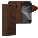 Laptop, Telefoane si Tablete - Telefoane mobile si accesorii - Accesorii Telefoane - Huse telefoane - Husa tip portofel Kalibri pentru Google Pixel 8, inchidere magnetica, piele naturala, maro - Infinity.ro