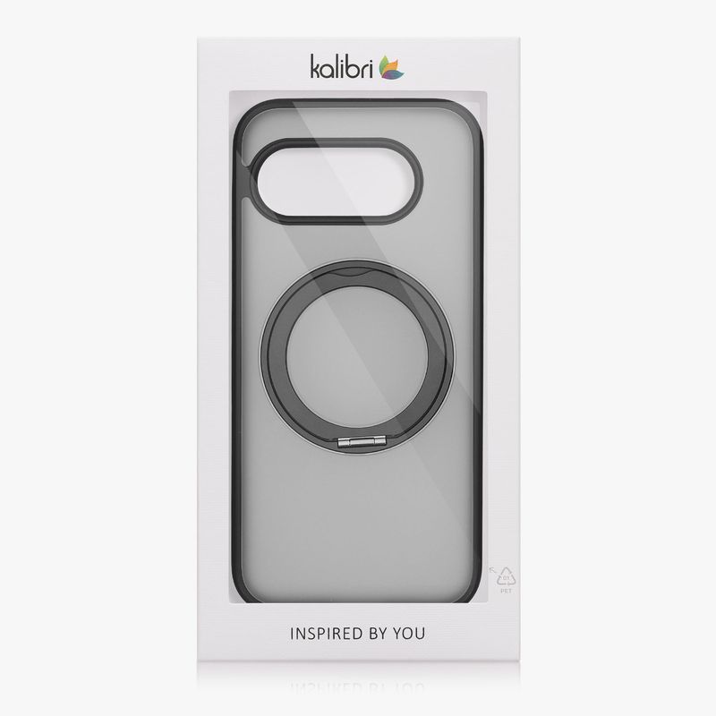 Laptop, Telefoane si Tablete - Telefoane mobile si accesorii - Accesorii Telefoane - Huse telefoane - Husa Kalibri pentru Google Pixel 9a, compatibilitate MagSafe, incarcare wireless, plastic, aluminiu, negru, transparent - Infinity.ro