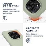 Laptop, Telefoane si Tablete - Telefoane mobile si accesorii - Accesorii Telefoane - Huse telefoane - Husa Kwmobile pentru Xiaomi Redmi Note 14 Pro 5G/Redmi Note 14 Pro Plus 5G/Poco X7, incarcare wireless, silicon, verde - Infinity.ro