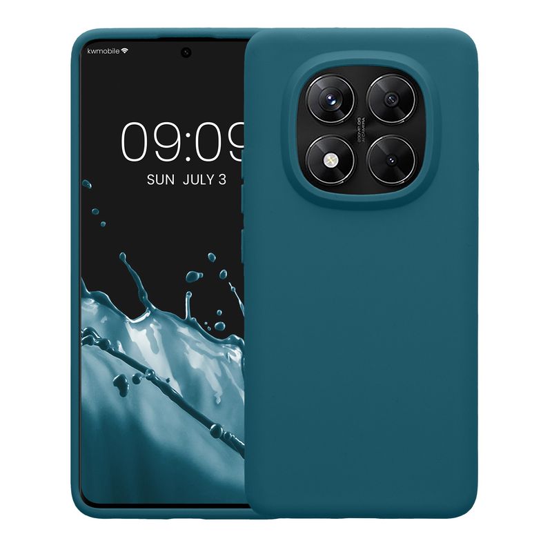 Laptop, Telefoane si Tablete - Telefoane mobile si accesorii - Accesorii Telefoane - Huse telefoane - Husa Kwmobile pentru Xiaomi Redmi Note 14 Pro 5G/Redmi Note 14 Pro Plus 5G/Poco X7, silicon, albastru - Infinity.ro