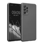 Laptop, Telefoane si Tablete - Telefoane mobile si accesorii - Accesorii Telefoane - Huse telefoane - Husa Kwmobile pentru Samsung Galaxy A52/Galaxy A52 5G/Galaxy A52s 5G, protectie la zgarieturi, silicon, gri - Infinity.ro