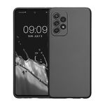Laptop, Telefoane si Tablete - Telefoane mobile si accesorii - Accesorii Telefoane - Huse telefoane - Husa Kwmobile pentru Samsung Galaxy A52/Galaxy A52 5G/Galaxy A52s 5G, protectie la zgarieturi, silicon, gri - Infinity.ro