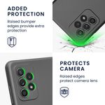 Laptop, Telefoane si Tablete - Telefoane mobile si accesorii - Accesorii Telefoane - Huse telefoane - Husa Kwmobile pentru Samsung Galaxy A52/Galaxy A52 5G/Galaxy A52s 5G, protectie la zgarieturi, silicon, gri - Infinity.ro