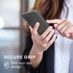 Laptop, Telefoane si Tablete - Telefoane mobile si accesorii - Accesorii Telefoane - Huse telefoane - Husa Kwmobile pentru Samsung Galaxy A52/Galaxy A52 5G/Galaxy A52s 5G, protectie la zgarieturi, silicon, gri - Infinity.ro