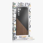 Laptop, Telefoane si Tablete - Telefoane mobile si accesorii - Accesorii Telefoane - Huse telefoane - Husa tip bumper Kwmobile pentru OnePlus Nord, protectie la socuri, lemn, TPU, maro, negru - Infinity.ro
